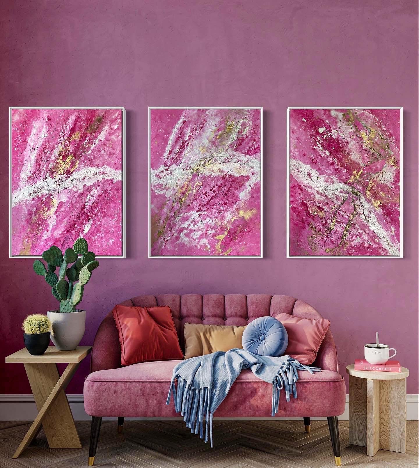 Pink realm 80x180 CM