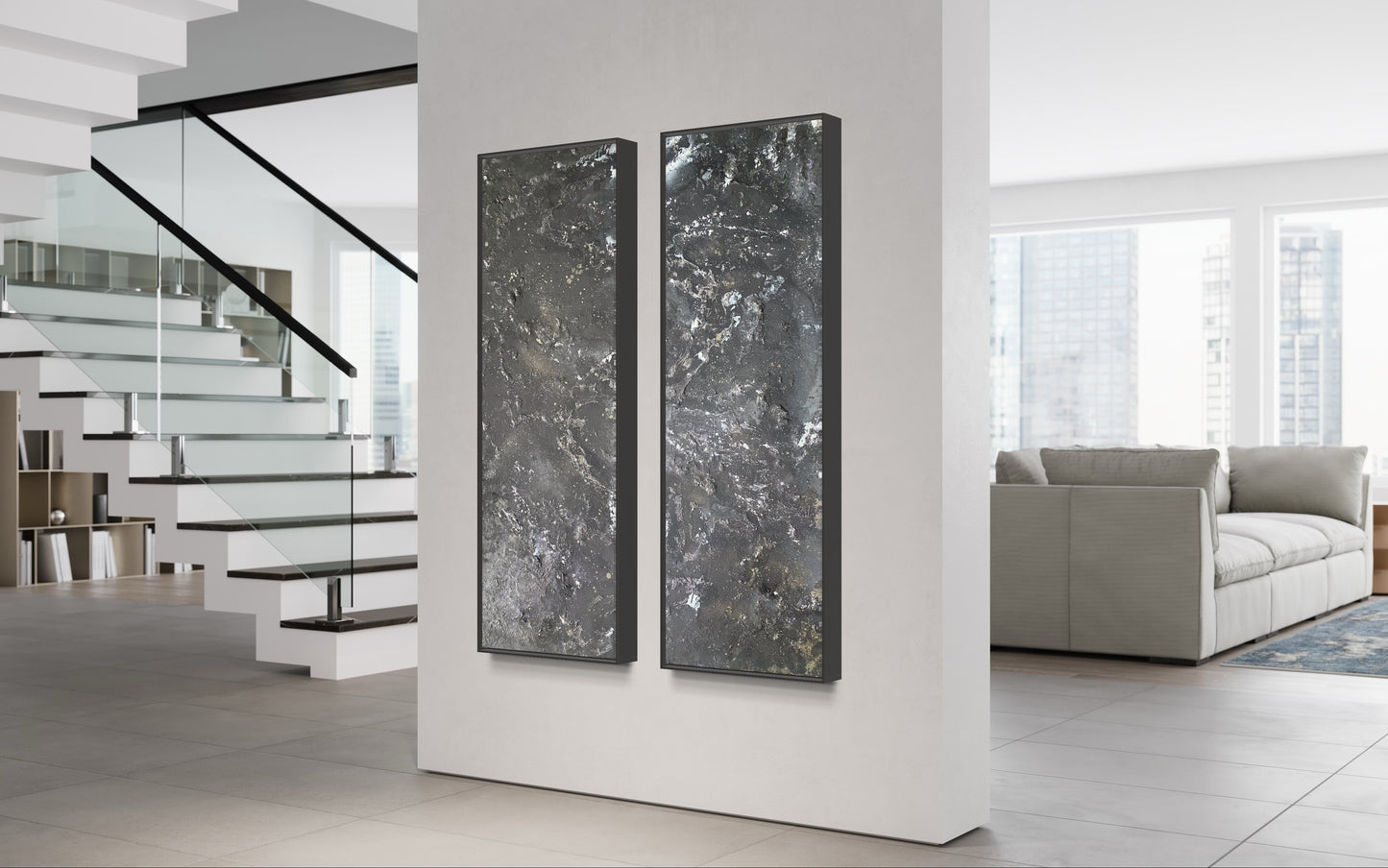 Pieces of the moon canvasses 120 X 80 CM