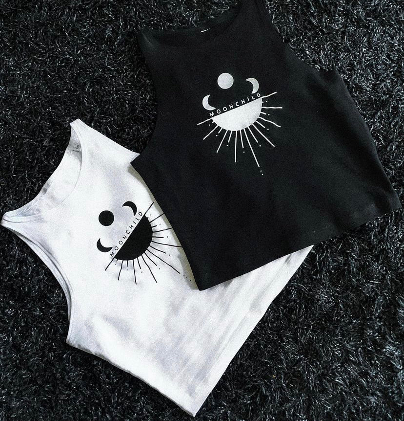 Moon child crop top